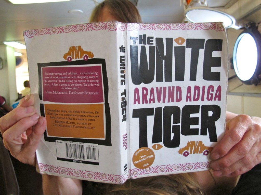 Recommend travel books while backpacking around the world - white tiger