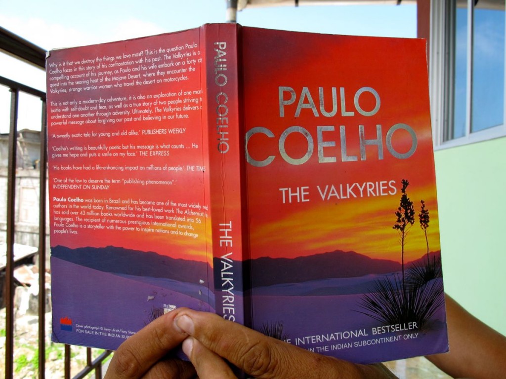 Recommend travel books while backpacking around the world - Paulo Coelho