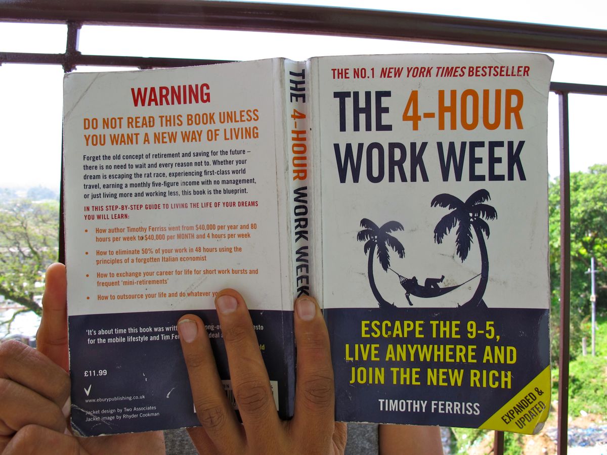 Recommend travel books while backpacking around the world - the 4 hour work week